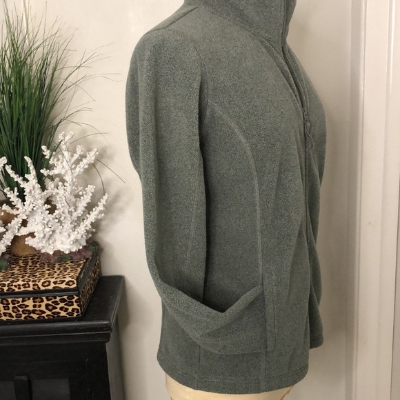 Made for Life Sage‎ Green Fleece Zipper Front Jacket with Pockets Sz S - Picture 6 of 12
